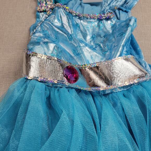 Disney Princess Frozen Elsa Dress and Shoes Set One Size Ages 3+ Play - Picture 5 of 13